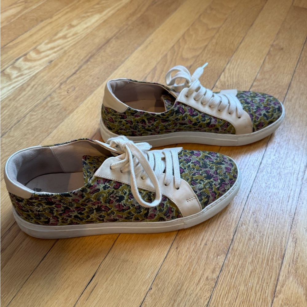 Floral Canvas Sneakers